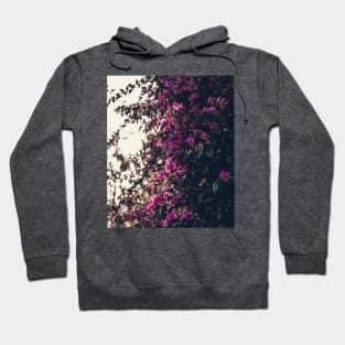 Purple Flowers Hoodie